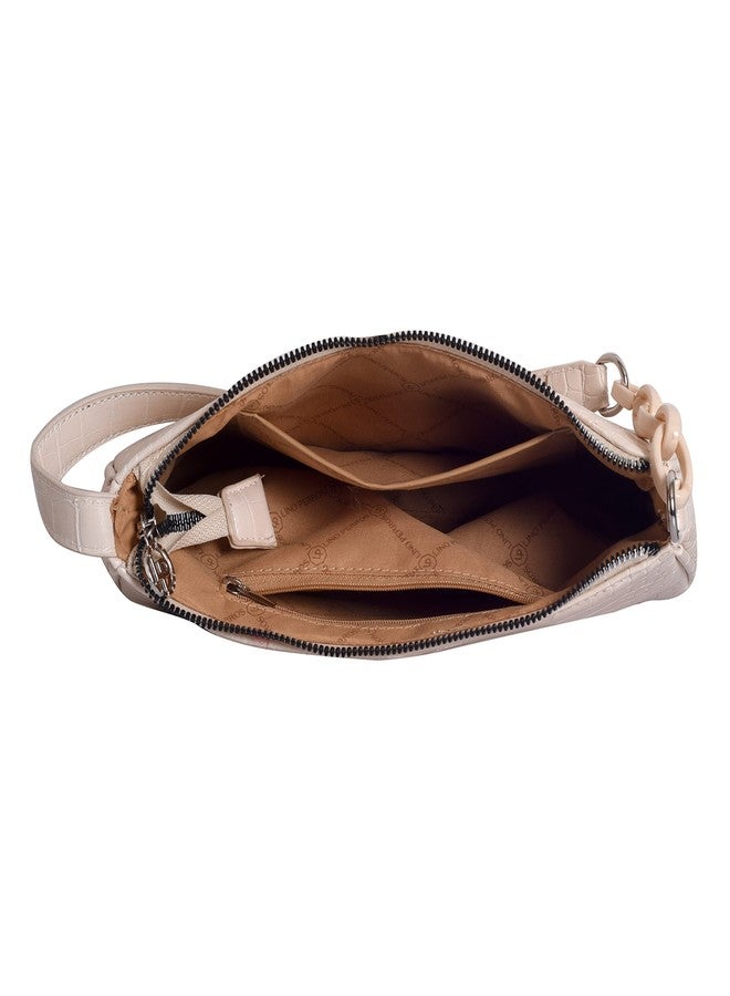 Lino Perros women fancy shoulder bag (OFFWHITE) - Image 5